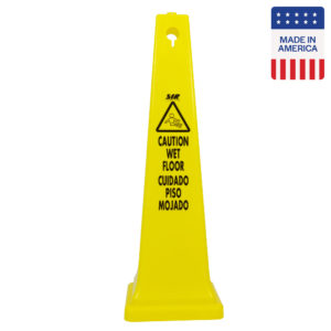 Tall Caution Cone - English/Spanish