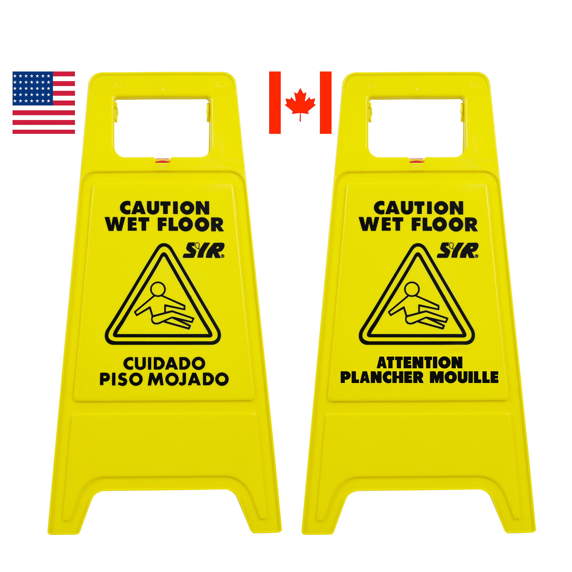 Yellow Folding A-Sign