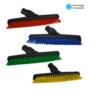 Grout Brush Black c/w Colored Bristles